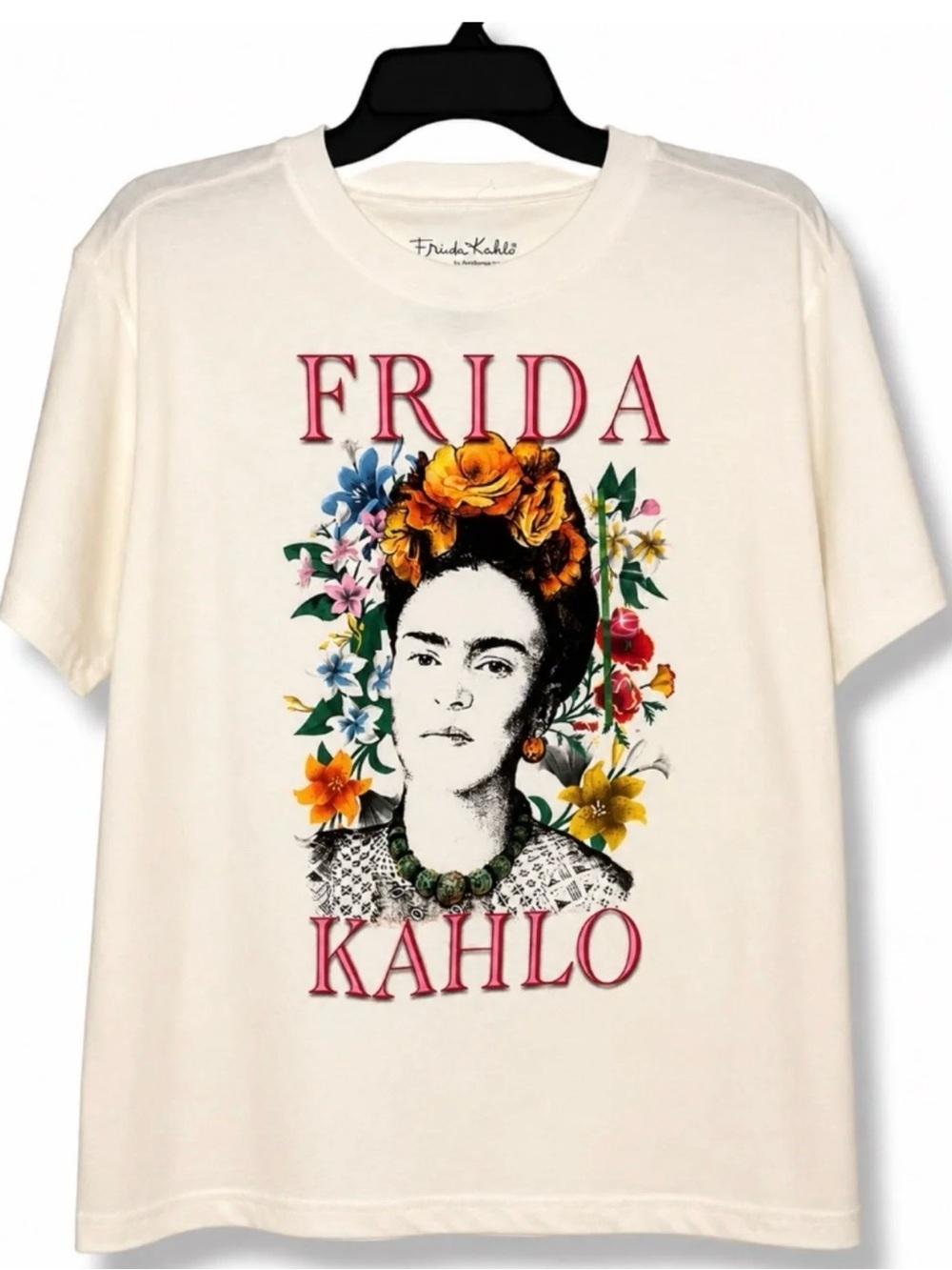 NWT Frida Kahlo Cream Graphic Tee